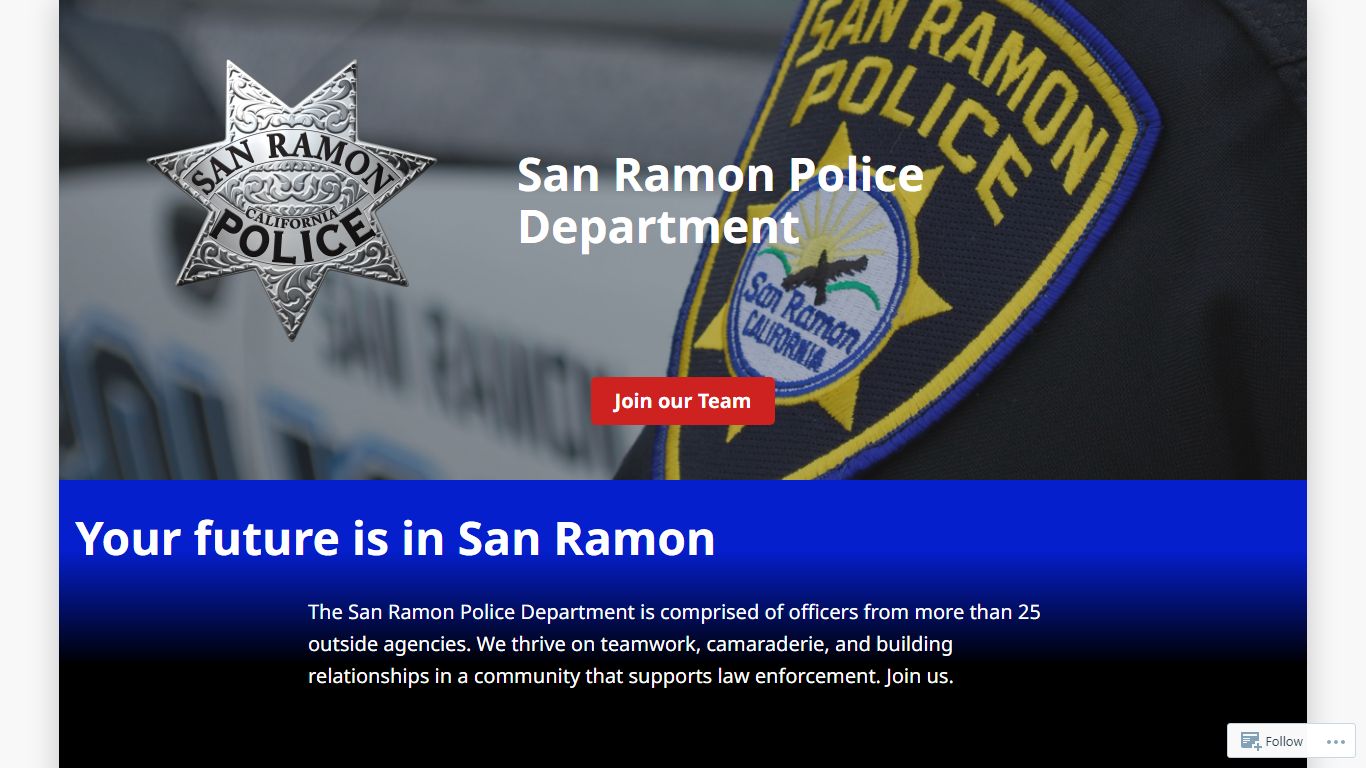 San Ramon Police Jobs